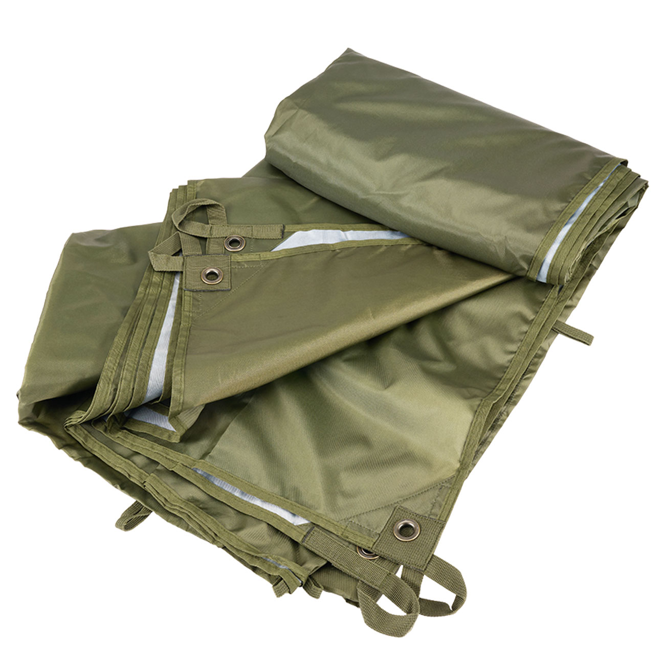 Brandit Premium Tarp 400 x 300 cm oliv inkl. Transportbeutel und Meshtasche