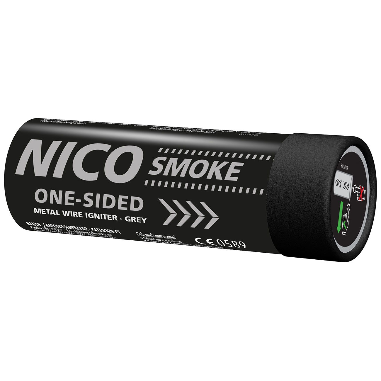 Nico Smoke Rauchkrper 80 Sekunden schwarzgrau