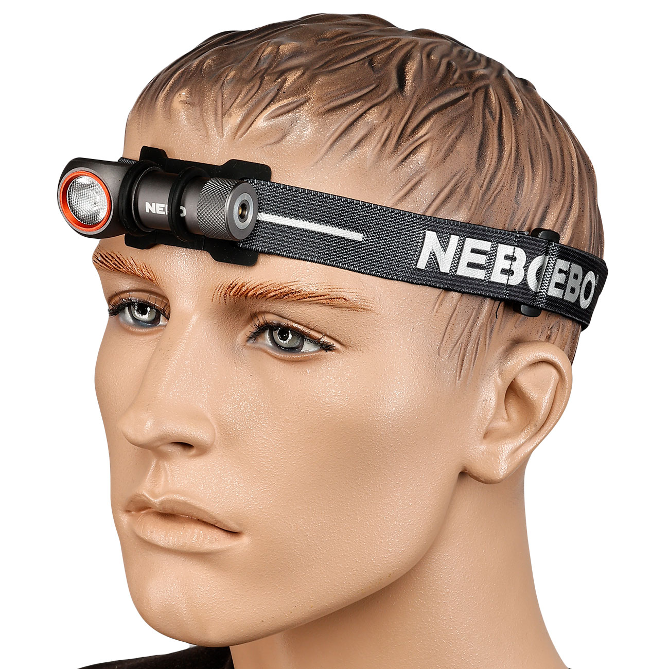 Nebo LED-Stirnlampe Einstein 600+ Aluminium 600 Lumen grau inkl. Ladestation