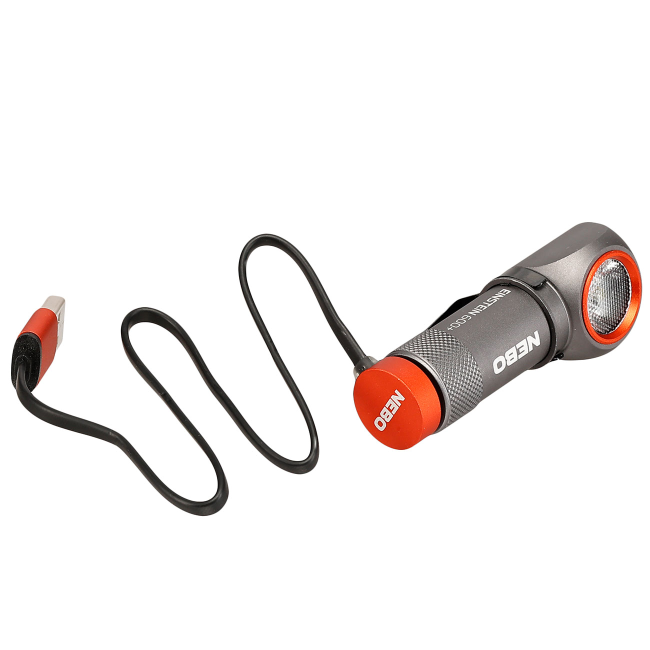 Nebo LED-Stirnlampe Einstein 600+ Aluminium 600 Lumen grau inkl. Ladestation Bild 10