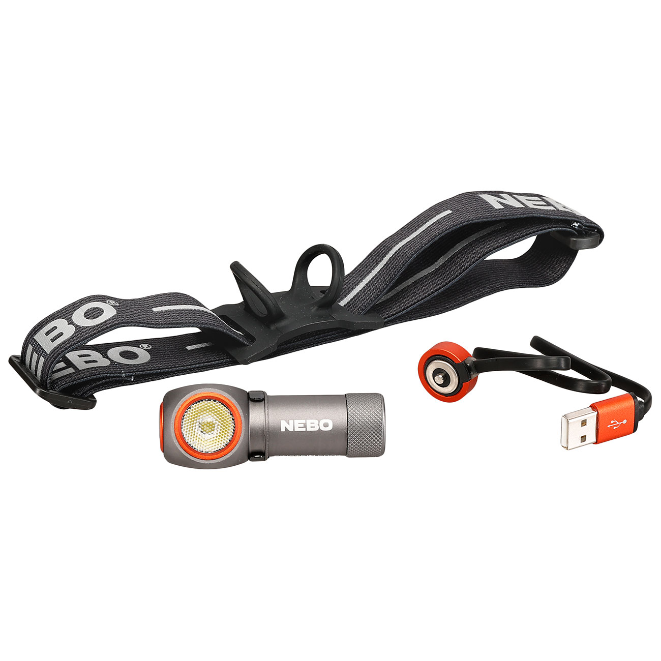 Nebo LED-Stirnlampe Einstein 600+ Aluminium 600 Lumen grau inkl. Ladestation Bild 8