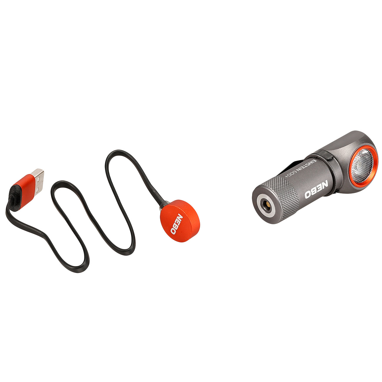 Nebo LED-Stirnlampe Einstein 600+ Aluminium 600 Lumen grau inkl. Ladestation Bild 9