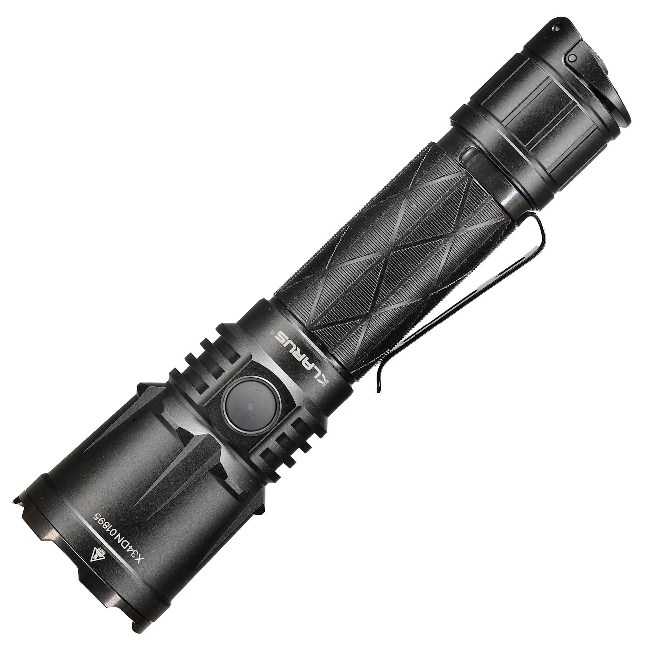 Klarus LED-Taschenlampe XT21X Pro 4400 Lumen schwarz inkl. USB-C Ladekabel, Li-Ionen-Akku, Lanyard, Grtelclip & Nylonholste Bild 1