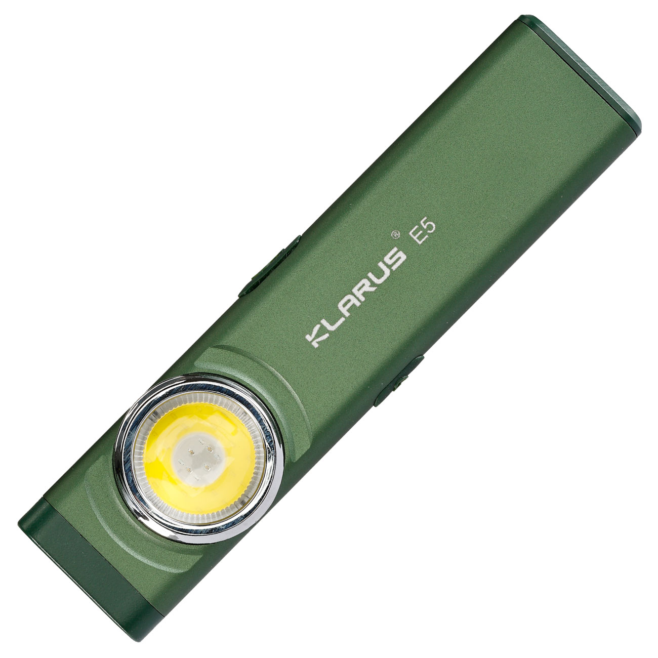 Klarus LED-Taschenlampe E5 470 Lumen forest green inkl. USB-C Ladekabel & Clip Bild 5