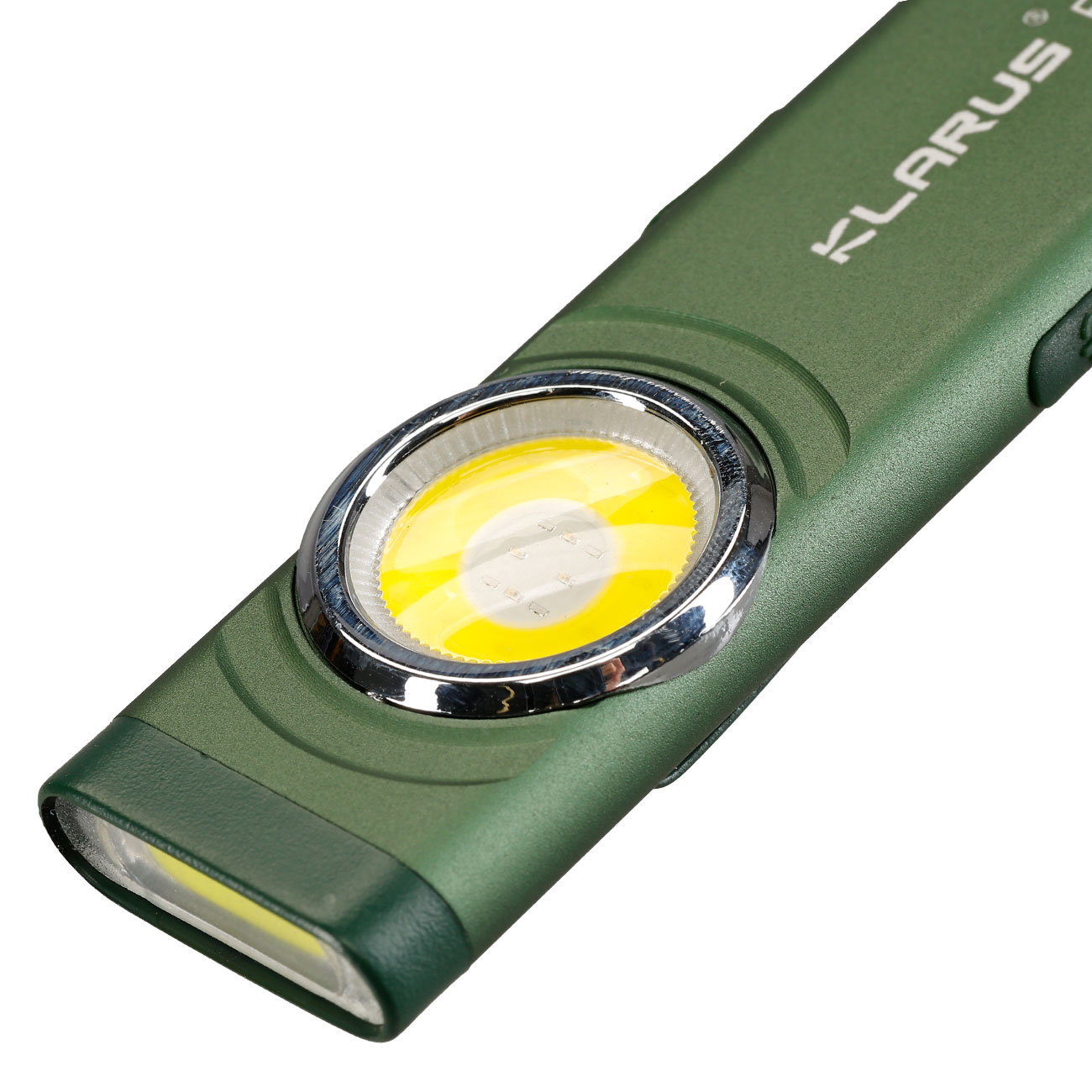 Klarus LED-Taschenlampe E5 470 Lumen forest green inkl. USB-C Ladekabel & Clip Bild 6
