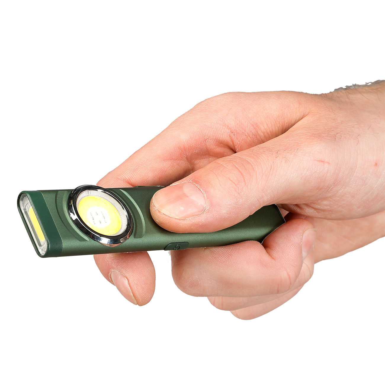 Klarus LED-Taschenlampe E5 470 Lumen forest green inkl. USB-C Ladekabel & Clip Bild 7