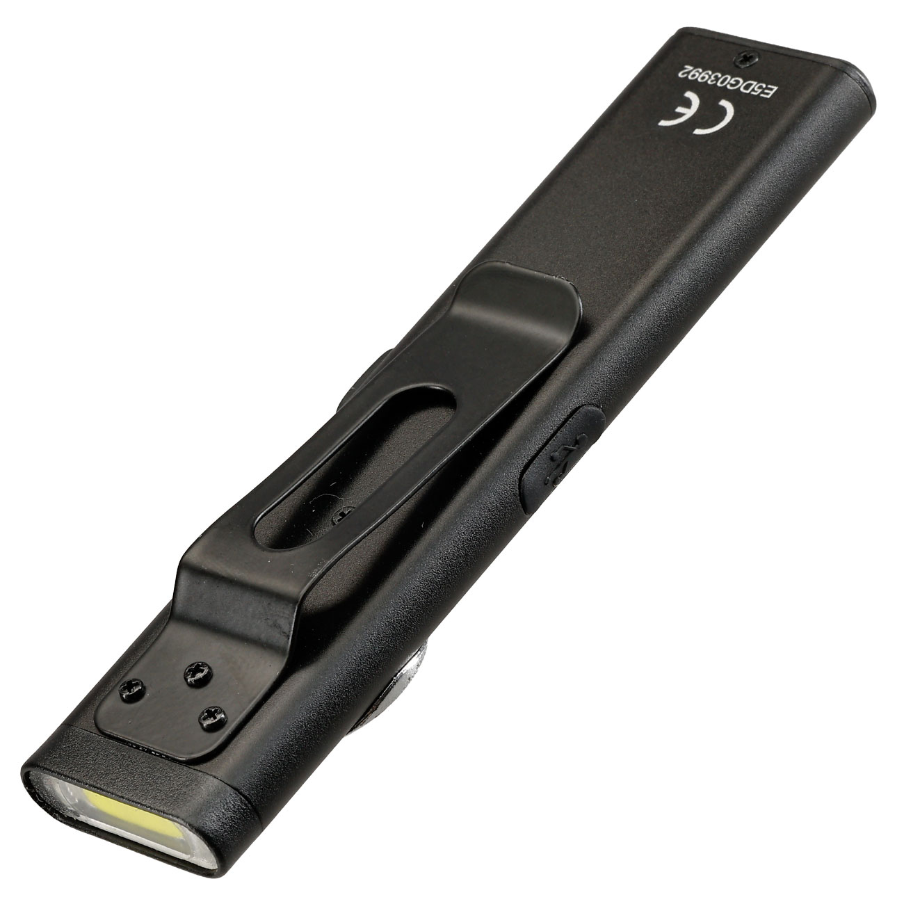 Klarus LED-Taschenlampe E5 470 Lumen schwarz inkl. USB-C Ladekabel & Clip Bild 1