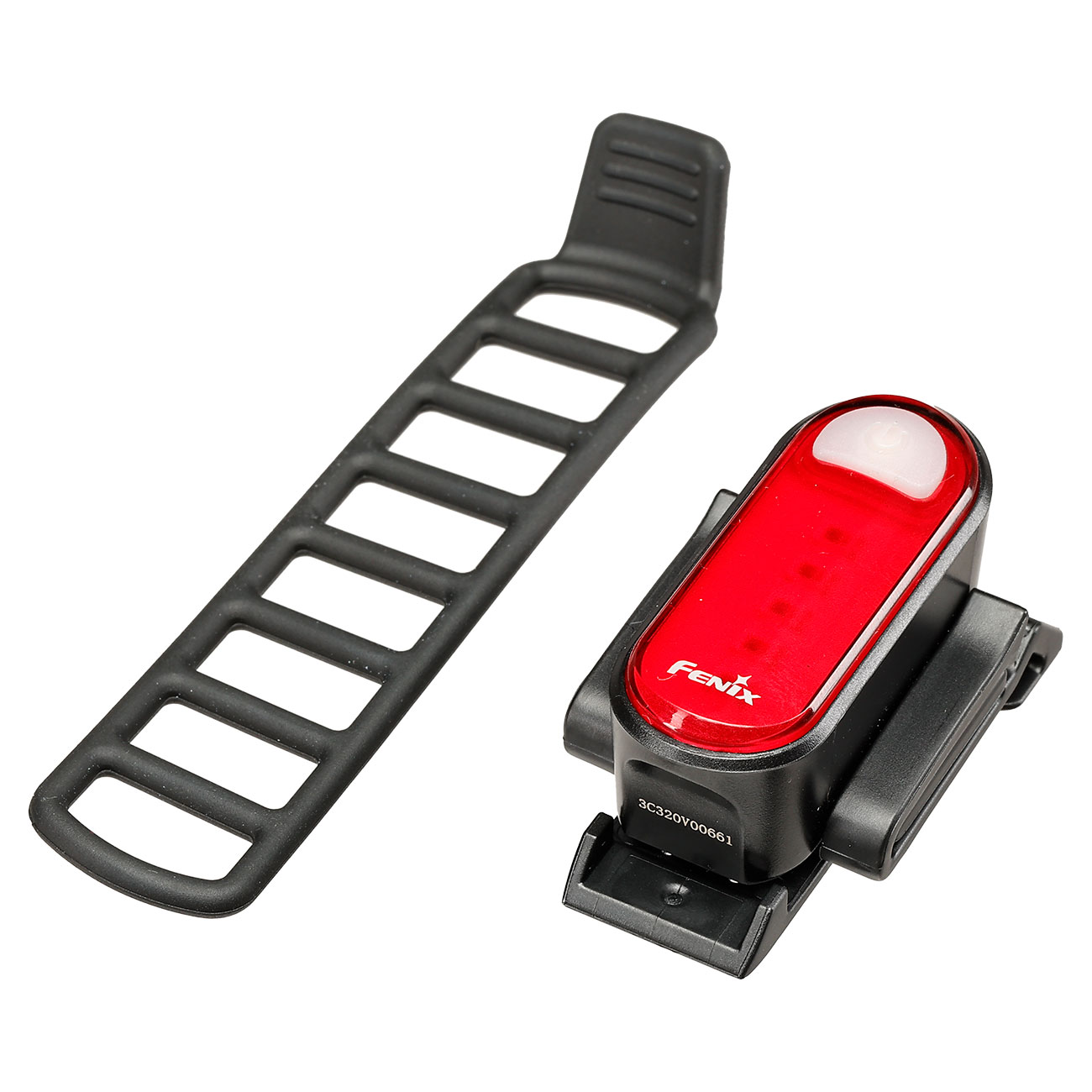 Fenix LED-Rotlicht BC05R V2.0 15 Lumen schwarz inkl. Gummimontage & Befestigungsclip Bild 3