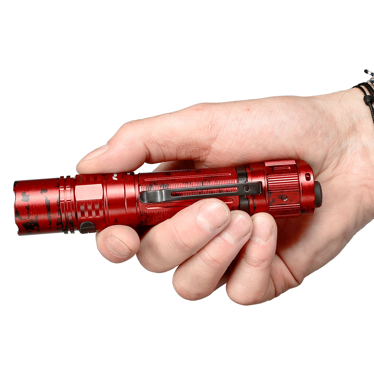 Fenix LED-Taschenlampe PD36R Pro 2800 Lumen red camouflage inkl. USB-C Ladekabel, Lanyard, Grtelclip & Nylonholster Bild 9