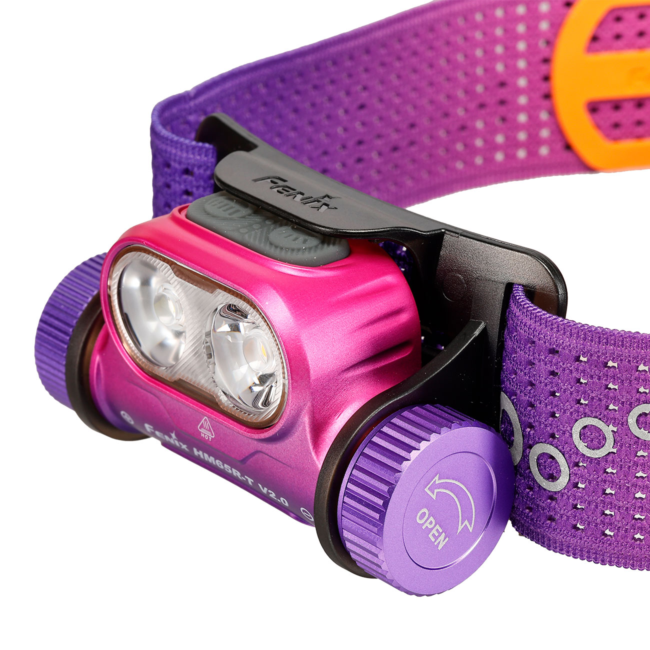 Fenix LED-Stirnlampe HM65R-T V2.0 1600 Lumen nebula inkl. Akku, USB-C Ladekabel & Stirnband Bild 6