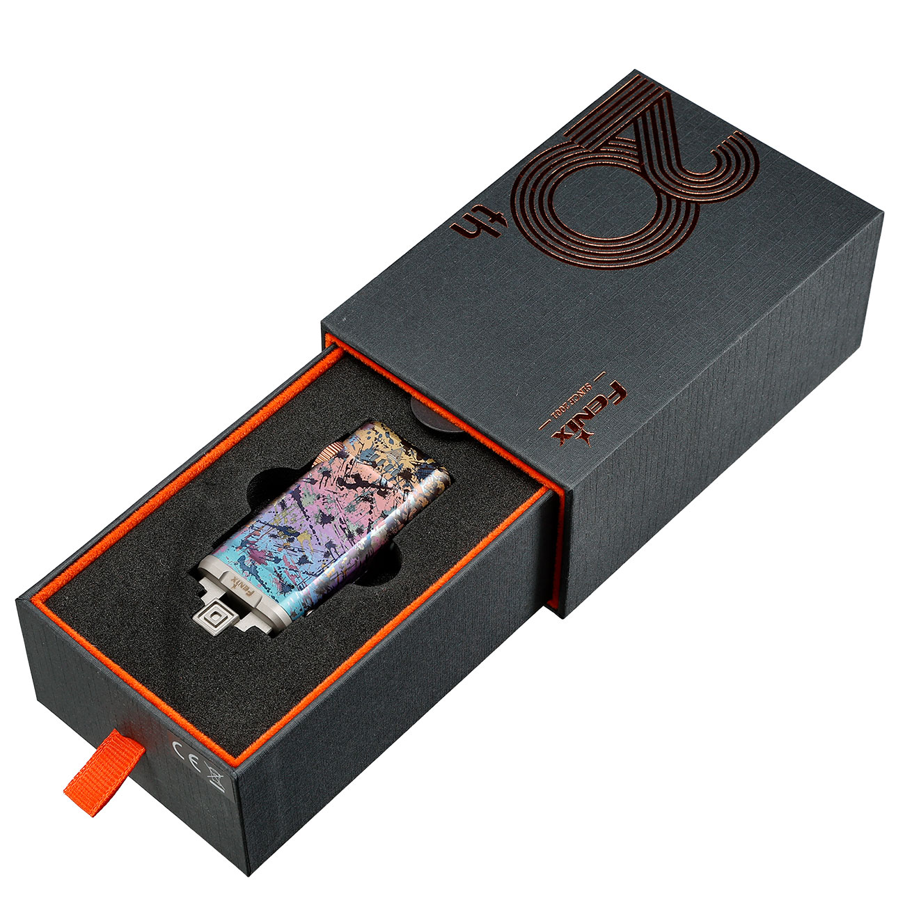 Fenix LED-Schlssellampe APEX 20 760 Lumen Mix Iridescent inkl. USB-C Ladekabel, Lanyard & Schlsselring Bild 4