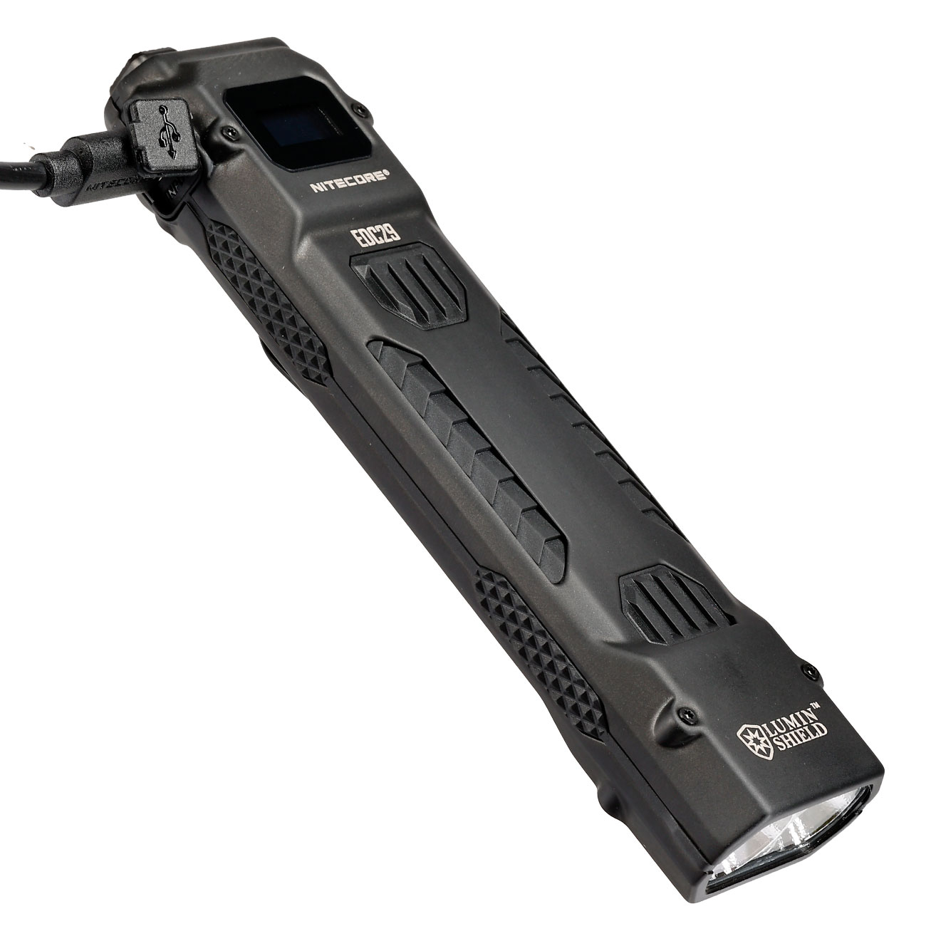 Nitecore LED-Taschenlampe EDC29 Luminblade 6500 Lumen schwarz inkl. USB-C Ladekabel, Lanyard & Grtelclip Bild 5