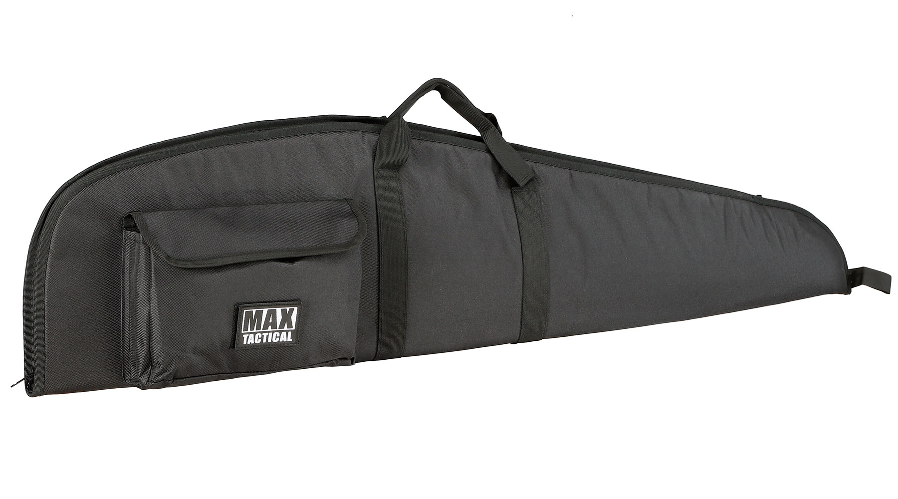 MAX Tactical Classic Advanced Nylon Gewehr-Futteral gepolstert mit Zusatztasche fr 118cm Gewehre schwarz