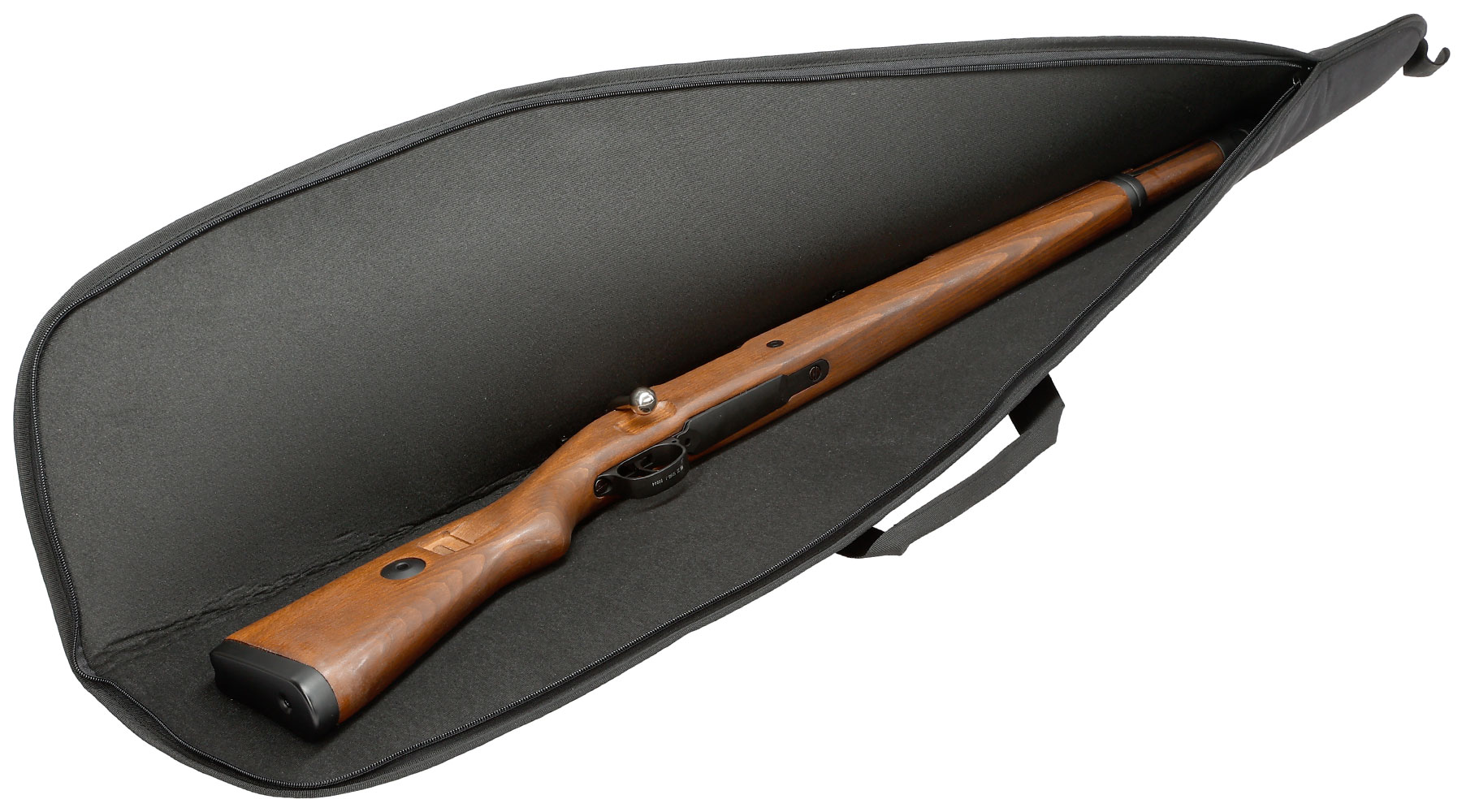 MAX Tactical Classic Advanced Nylon Gewehr-Futteral gepolstert mit Zusatztasche fr 118cm Gewehre schwarz Bild 4