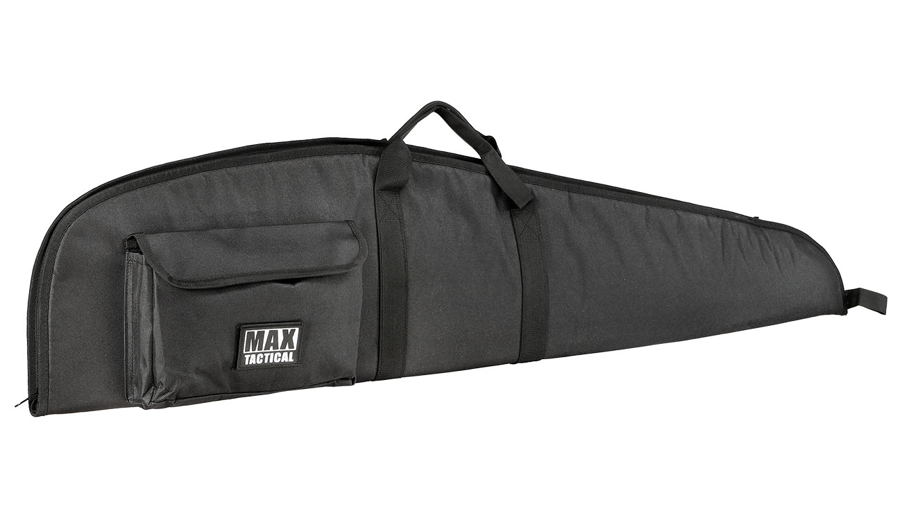 MAX Tactical Classic Advanced Nylon Gewehr-Futteral gepolstert mit Zusatztasche fr 118cm Gewehre schwarz Bild 2