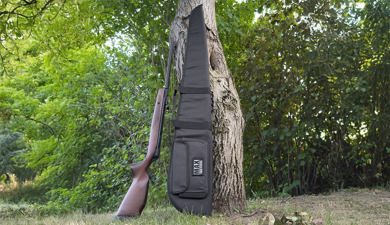 MAX Tactical Classic Advanced Nylon Gewehr-Futteral gepolstert mit Zusatztasche fr 118cm Gewehre schwarz Bild 8