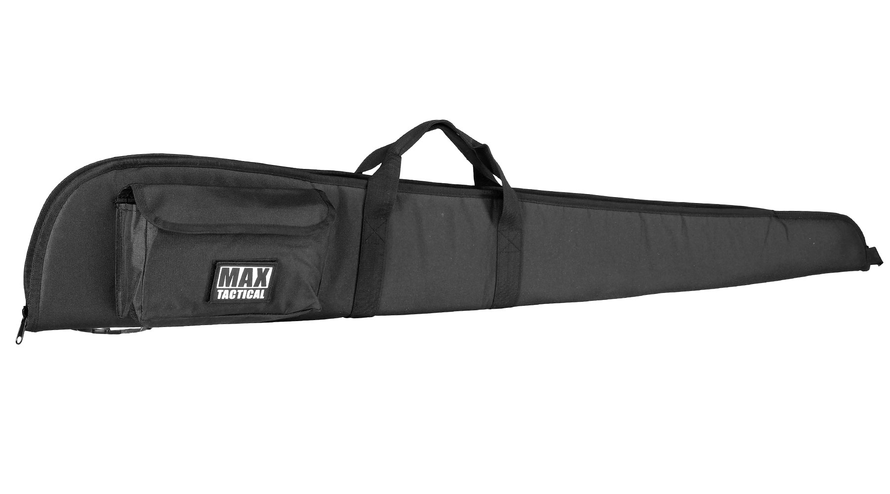 MAX Tactical Classic Advanced Nylon Gewehr-Futteral gepolstert mit Zusatztasche fr 128cm Gewehre schwarz