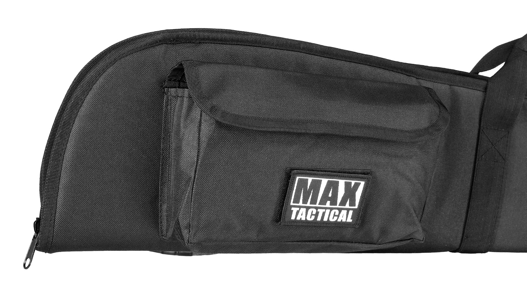 MAX Tactical Classic Advanced Nylon Gewehr-Futteral gepolstert mit Zusatztasche fr 128cm Gewehre schwarz Bild 7
