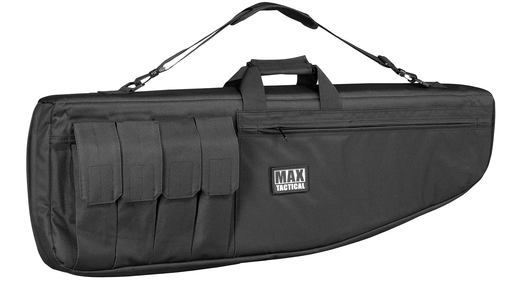 MAX Tactical 101 cm Heavy Duty Single Soft Rifle Bag / Gewehr-Futteral f. ein Gewehr mit Zubehr schwarz