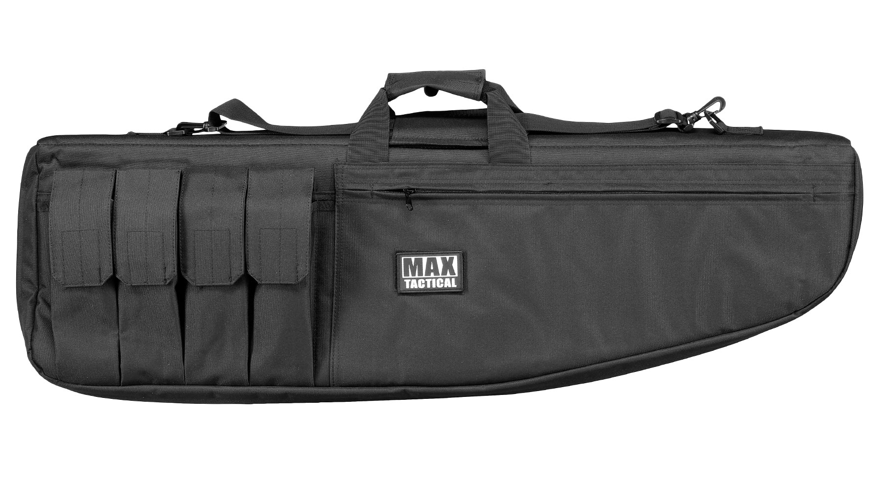 MAX Tactical 101 cm Heavy Duty Single Soft Rifle Bag / Gewehr-Futteral f. ein Gewehr mit Zubehr schwarz Bild 2