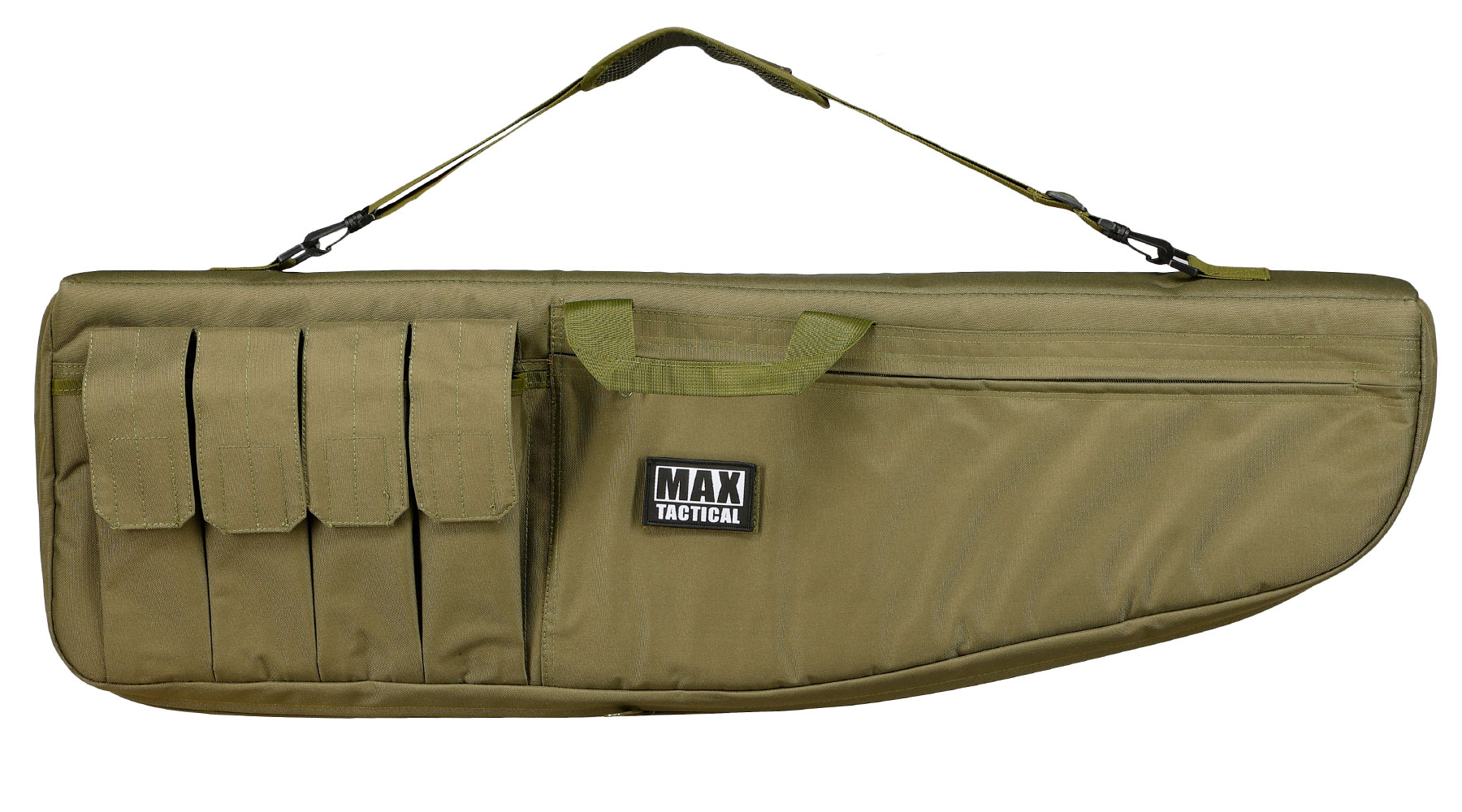 MAX Tactical 101 cm Heavy Duty Single Soft Rifle Bag / Gewehr-Futteral f. ein Gewehr mit Zubehr oliv Bild 3