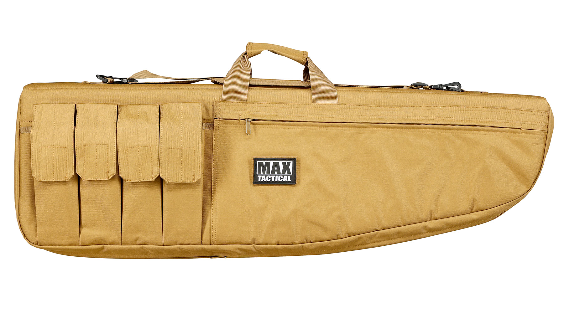 MAX Tactical 101 cm Heavy Duty Single Soft Rifle Bag / Gewehr-Futteral f. ein Gewehr mit Zubehr tan Bild 2