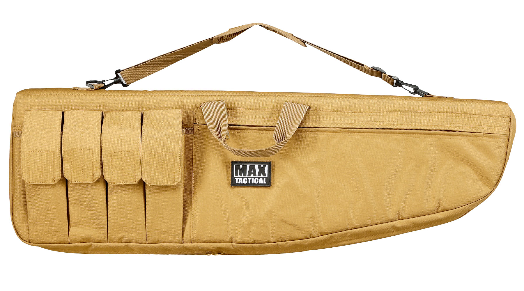 MAX Tactical 101 cm Heavy Duty Single Soft Rifle Bag / Gewehr-Futteral f. ein Gewehr mit Zubehr tan Bild 3
