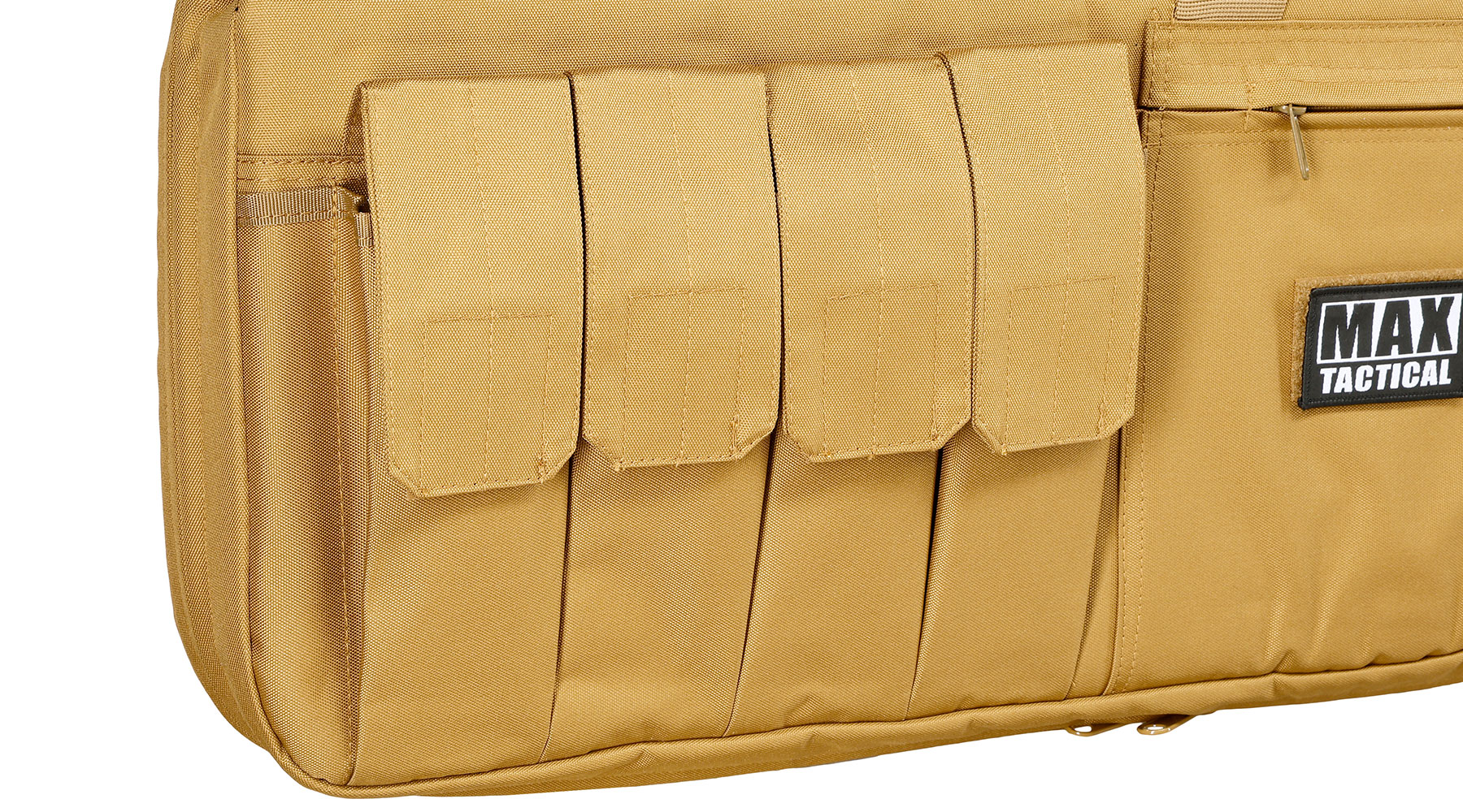 MAX Tactical 101 cm Heavy Duty Single Soft Rifle Bag / Gewehr-Futteral f. ein Gewehr mit Zubehr tan Bild 7