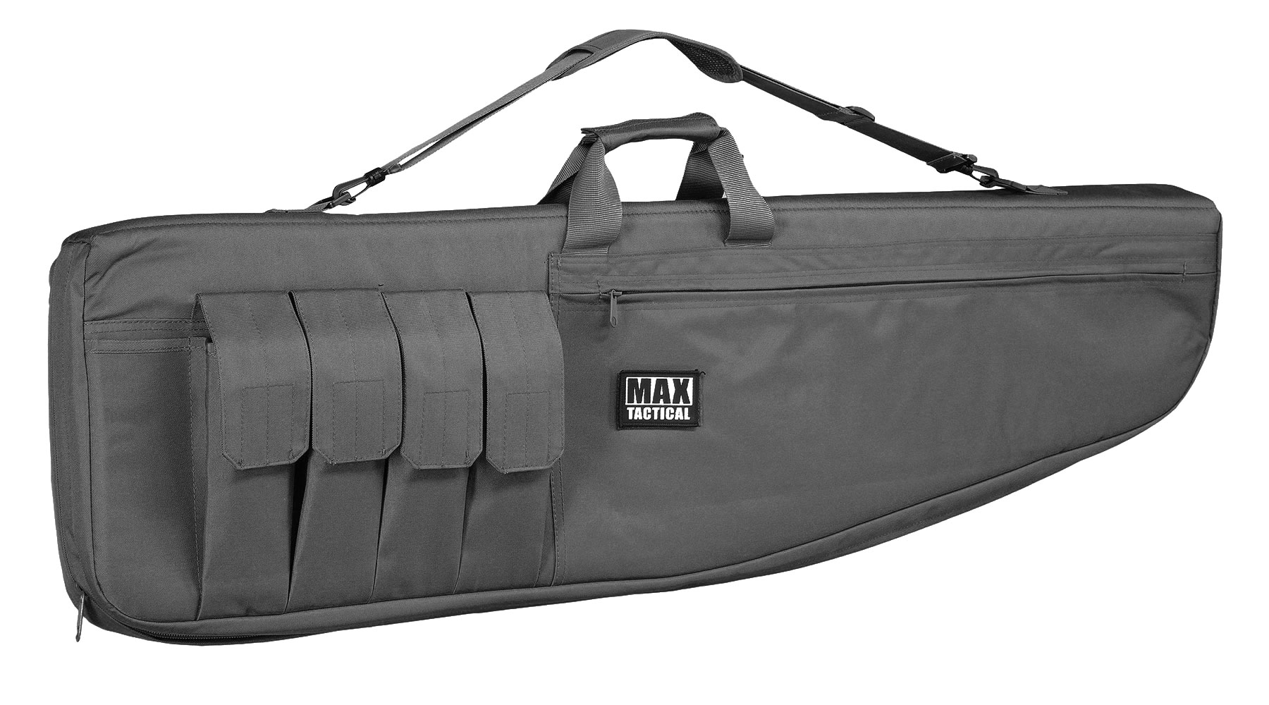 MAX Tactical 122 cm Heavy Duty Single Soft Rifle Bag / Gewehr-Futteral f. ein Gewehr mit Zubehr schwarz