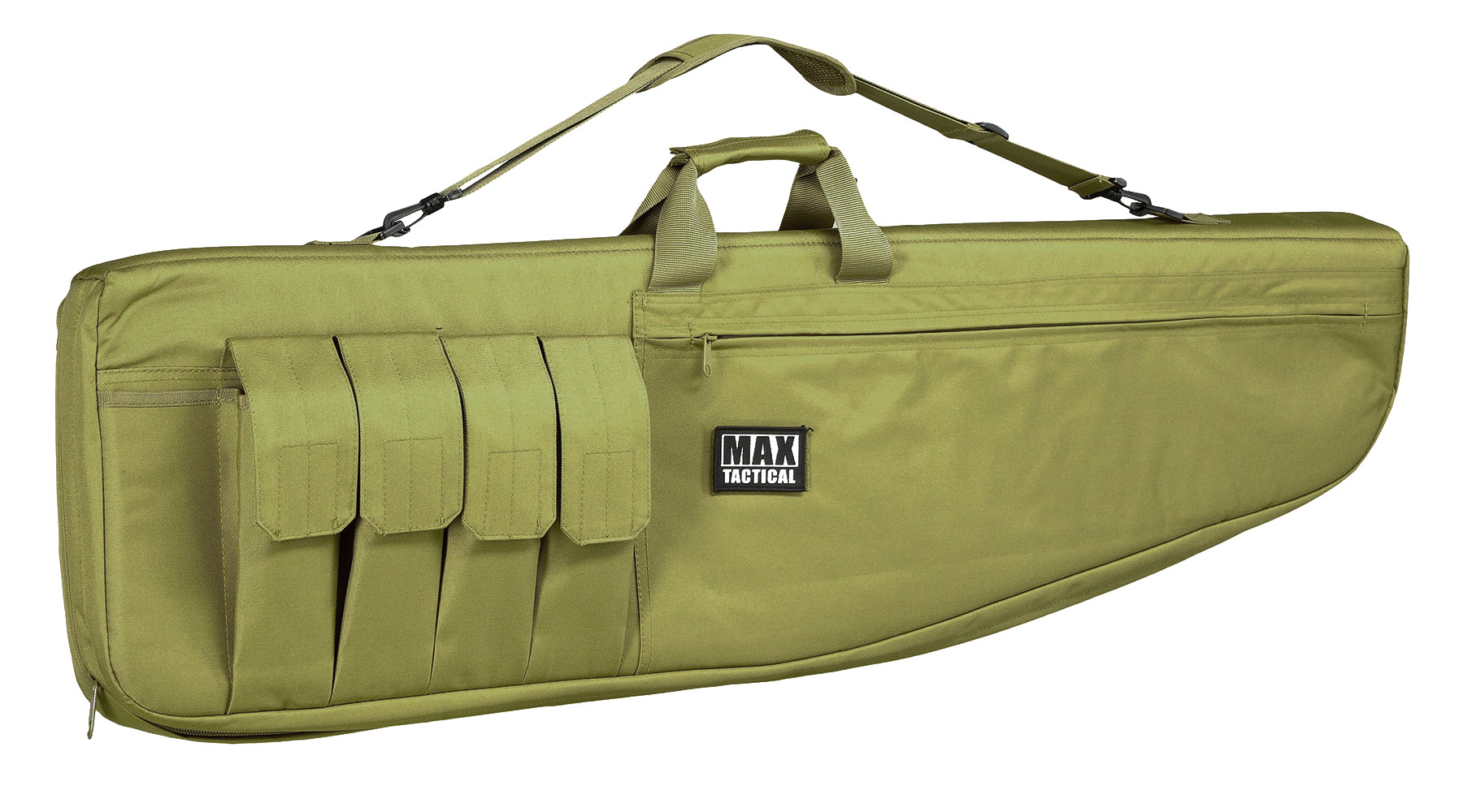 MAX Tactical 122 cm Heavy Duty Single Soft Rifle Bag / Gewehr-Futteral f. ein Gewehr mit Zubehr oliv