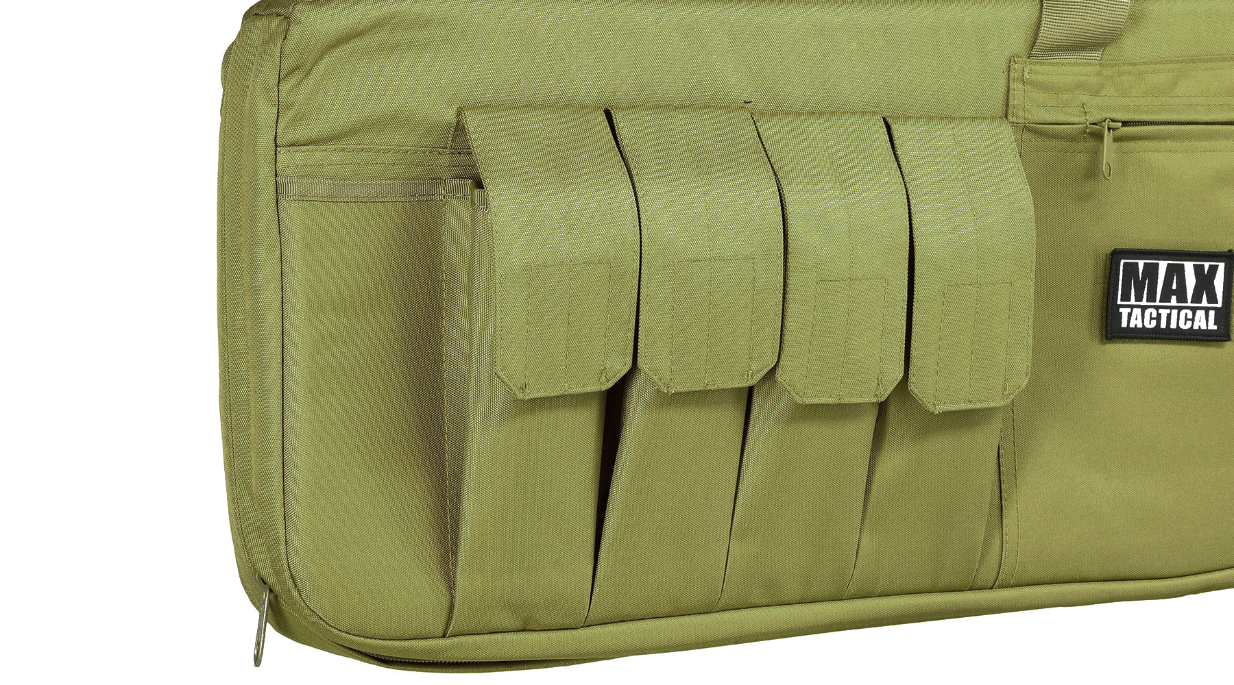 MAX Tactical 122 cm Heavy Duty Single Soft Rifle Bag / Gewehr-Futteral f. ein Gewehr mit Zubehr oliv Bild 7