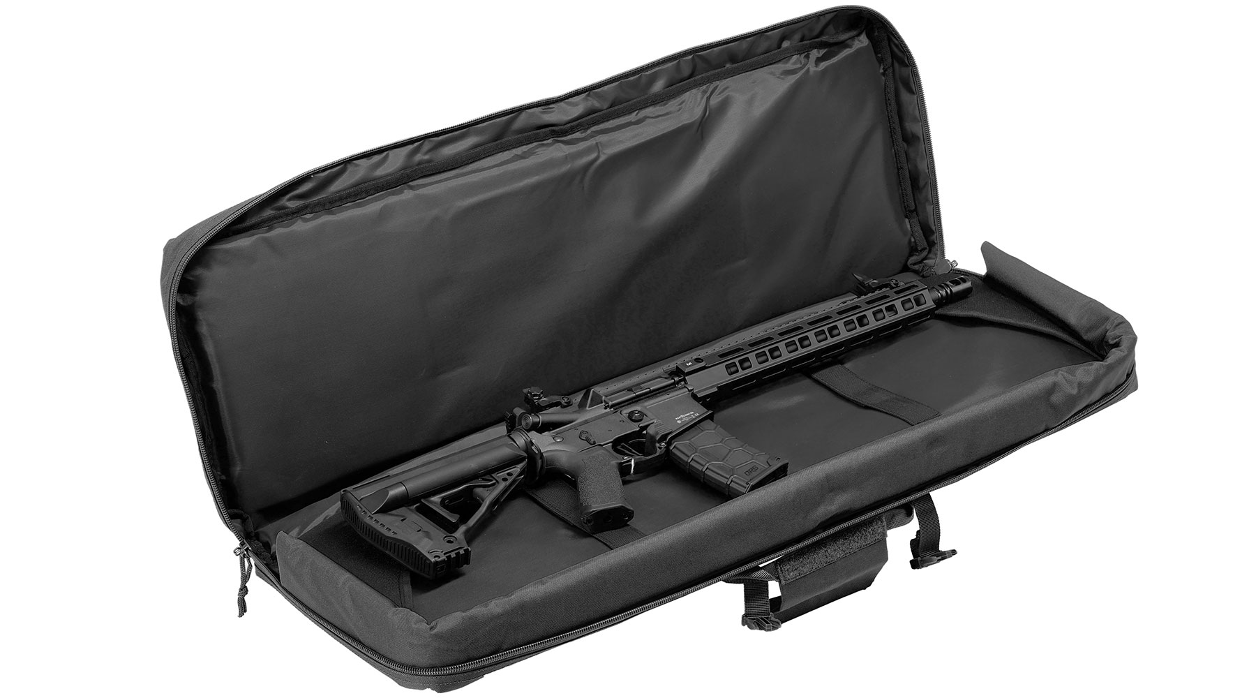 MAX Tactical 94 cm Heavy Duty Deluxe Single Soft Rifle Bag / Gewehr-Futteral f.  ein Gewehre mit Zubehr schwarz Bild 4
