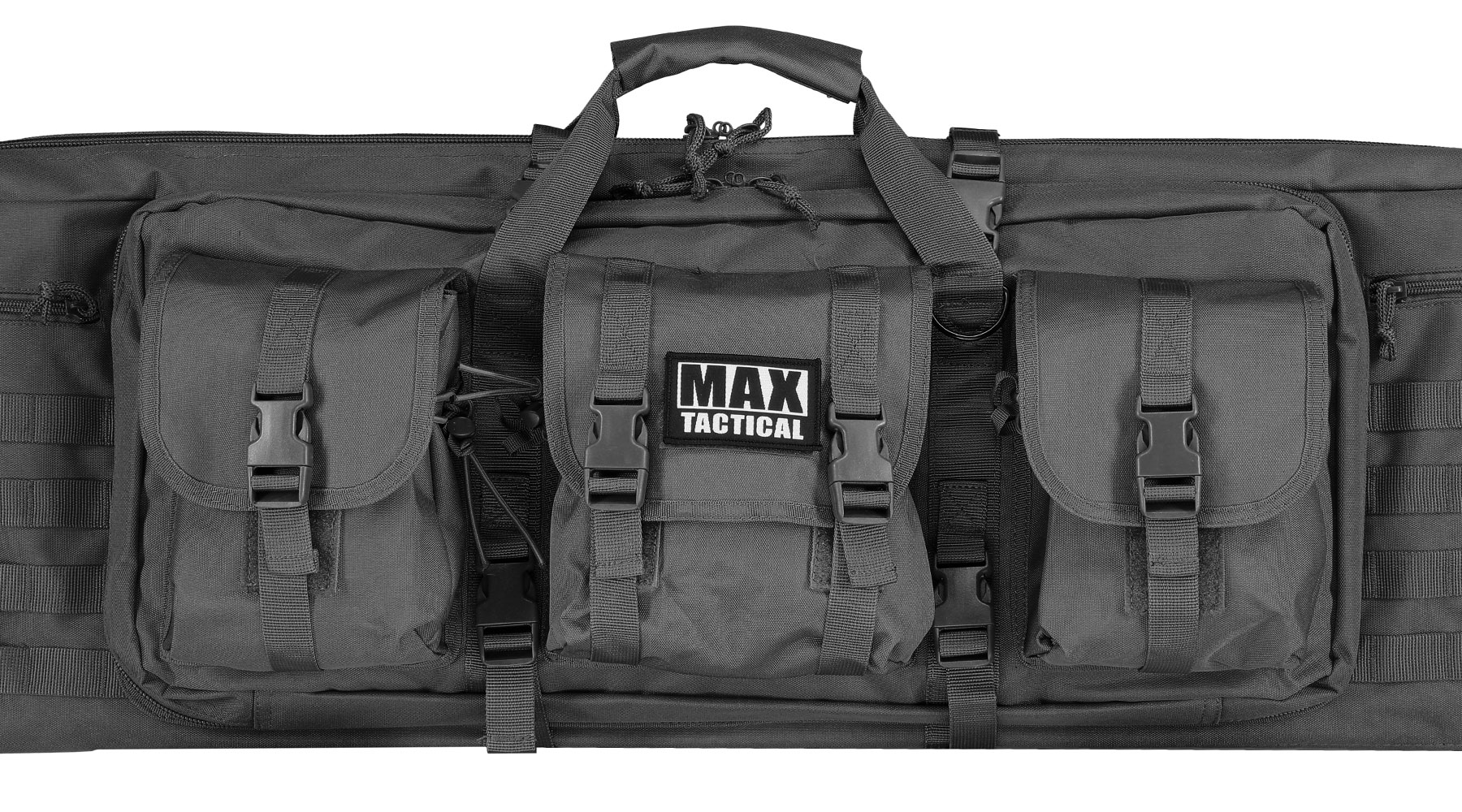 MAX Tactical 94 cm Heavy Duty Deluxe Single Soft Rifle Bag / Gewehr-Futteral f.  ein Gewehre mit Zubehr schwarz Bild 7