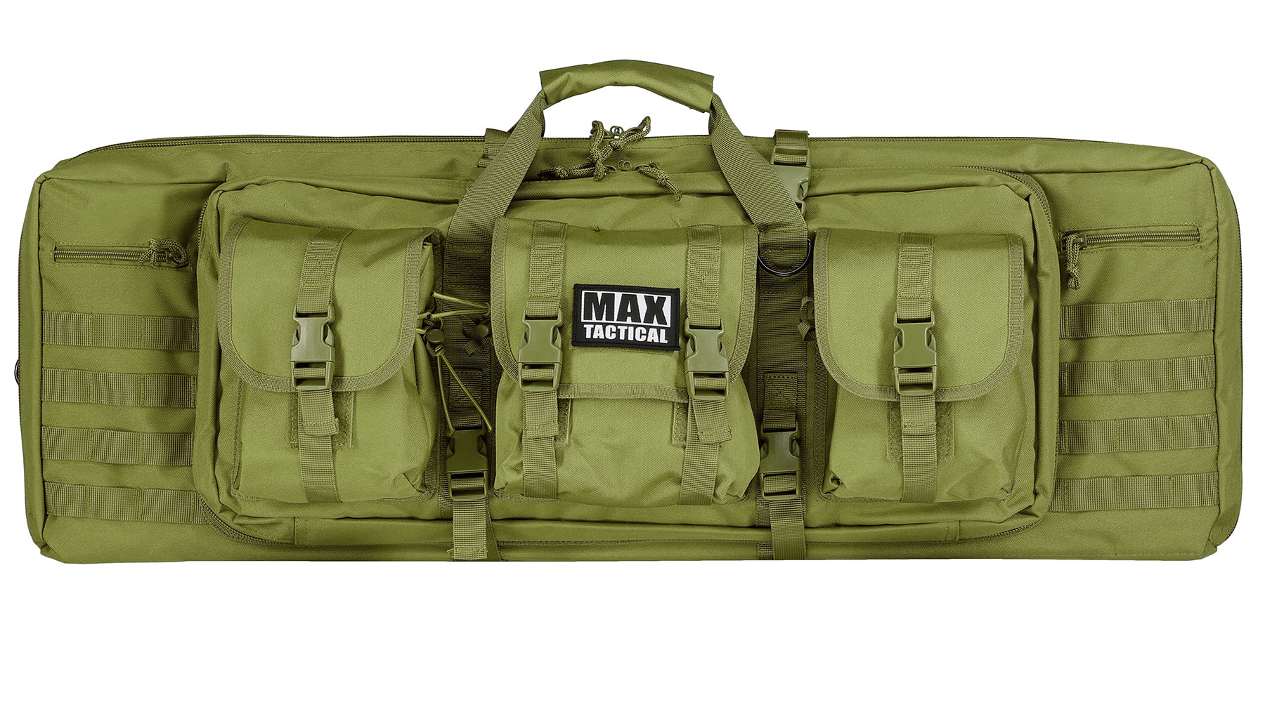 MAX Tactical 94 cm Heavy Duty Deluxe Single Soft Rifle Bag / Gewehr-Futteral f. ein Gewehre mit Zubehr oliv Bild 2