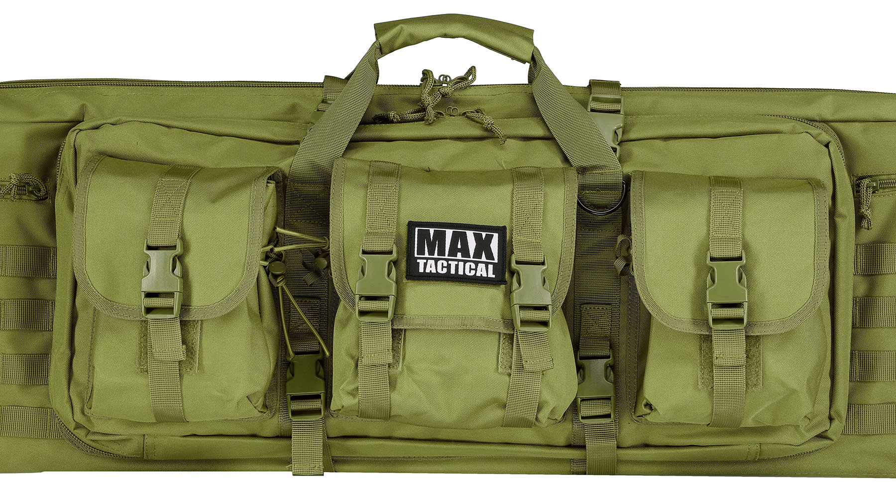 MAX Tactical 94 cm Heavy Duty Deluxe Single Soft Rifle Bag / Gewehr-Futteral f. ein Gewehre mit Zubehr oliv Bild 7