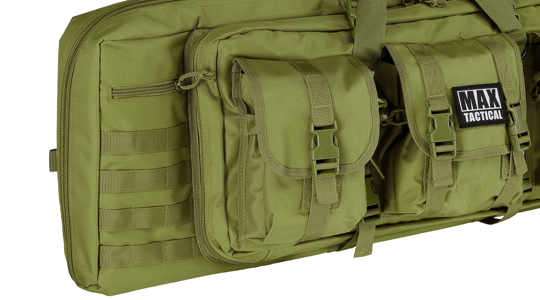 MAX Tactical 94 cm Heavy Duty Deluxe Single Soft Rifle Bag / Gewehr-Futteral f. ein Gewehre mit Zubehr oliv Bild 8