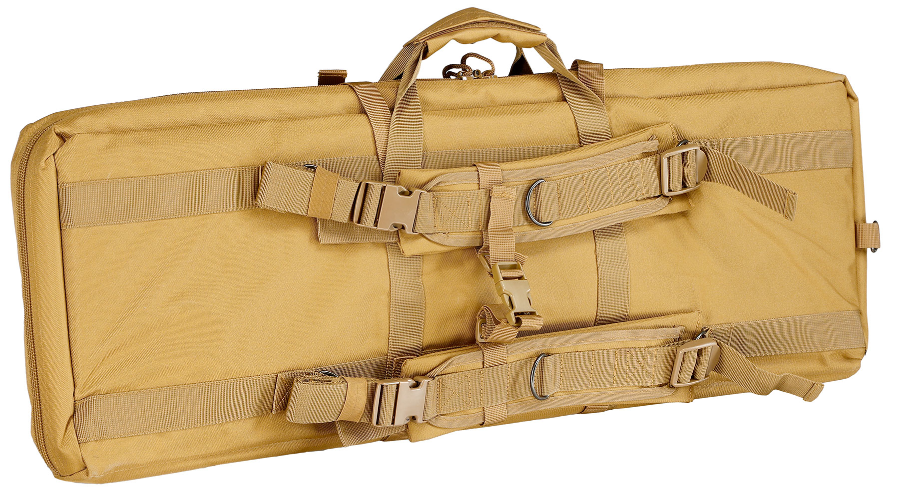 MAX Tactical 94 cm Heavy Duty Deluxe Single Soft Rifle Bag / Gewehr-Futteral f. ein Gewehre mit Zubehr tan Bild 1