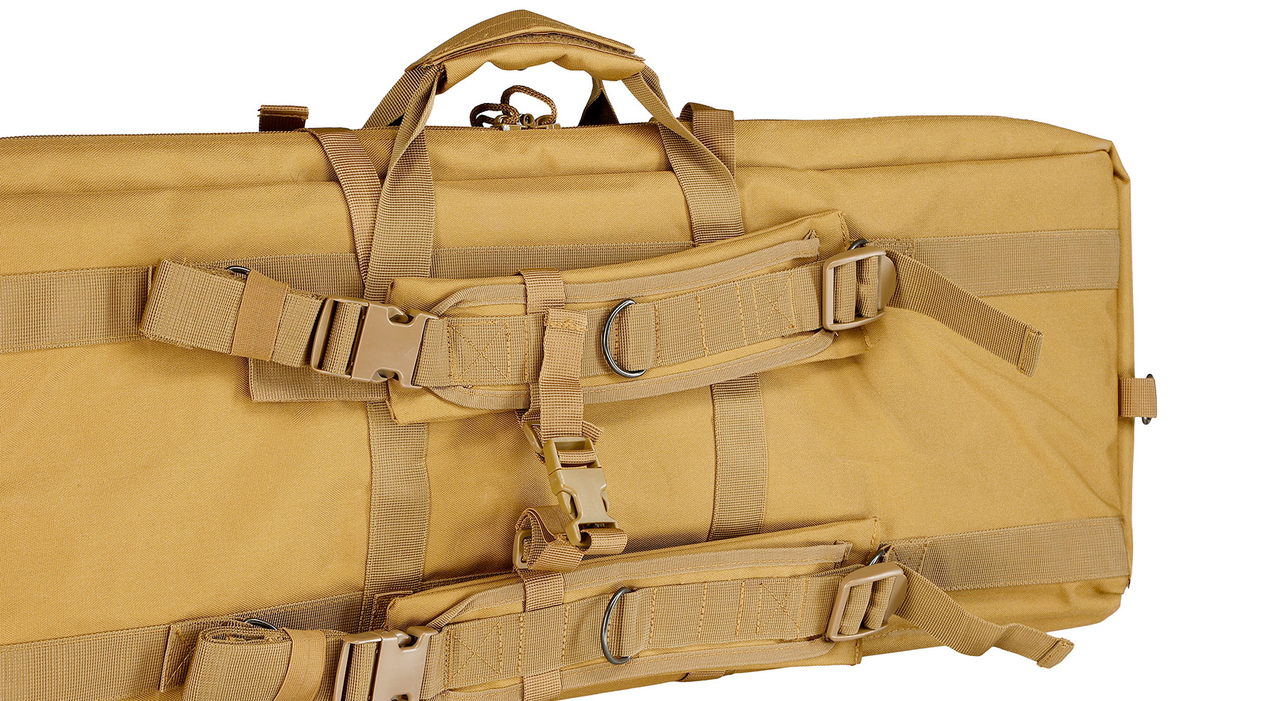 MAX Tactical 94 cm Heavy Duty Deluxe Single Soft Rifle Bag / Gewehr-Futteral f. ein Gewehre mit Zubehr tan Bild 10