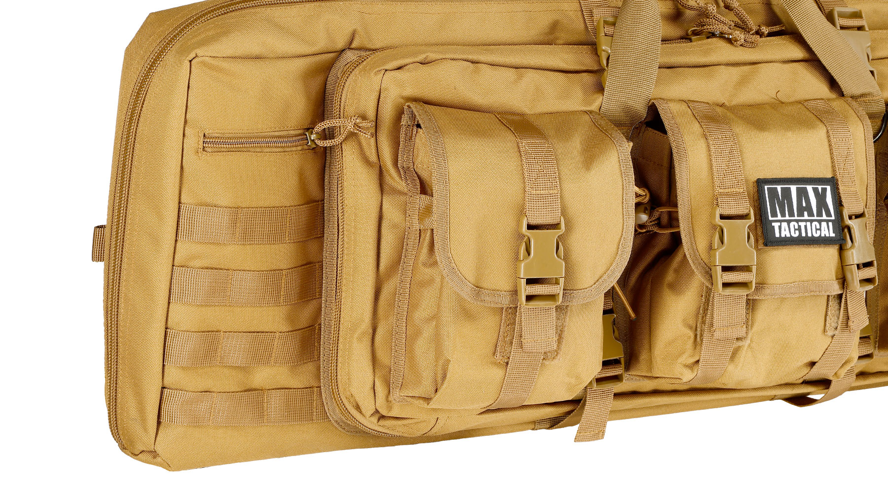 MAX Tactical 94 cm Heavy Duty Deluxe Single Soft Rifle Bag / Gewehr-Futteral f. ein Gewehre mit Zubehr tan Bild 8