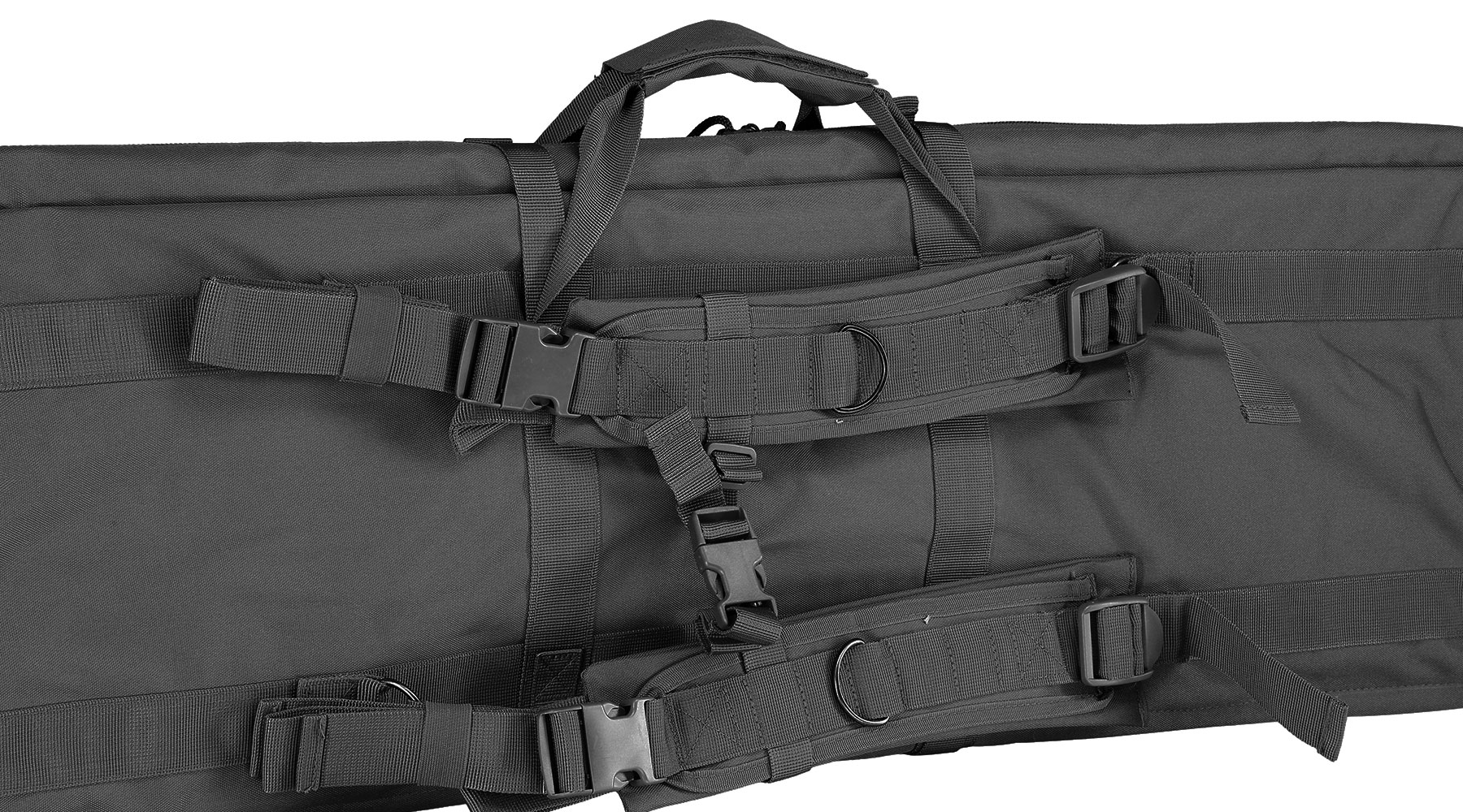 MAX Tactical 109 cm Heavy Duty Deluxe Single Soft Rifle Bag / Gewehr-Futteral f. Gewehr mit Zubehr schwarz Bild 10