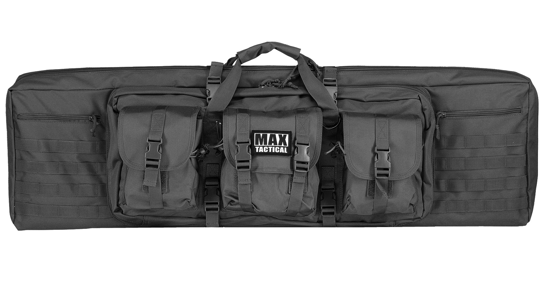MAX Tactical 109 cm Heavy Duty Deluxe Single Soft Rifle Bag / Gewehr-Futteral f. Gewehr mit Zubehr schwarz Bild 2
