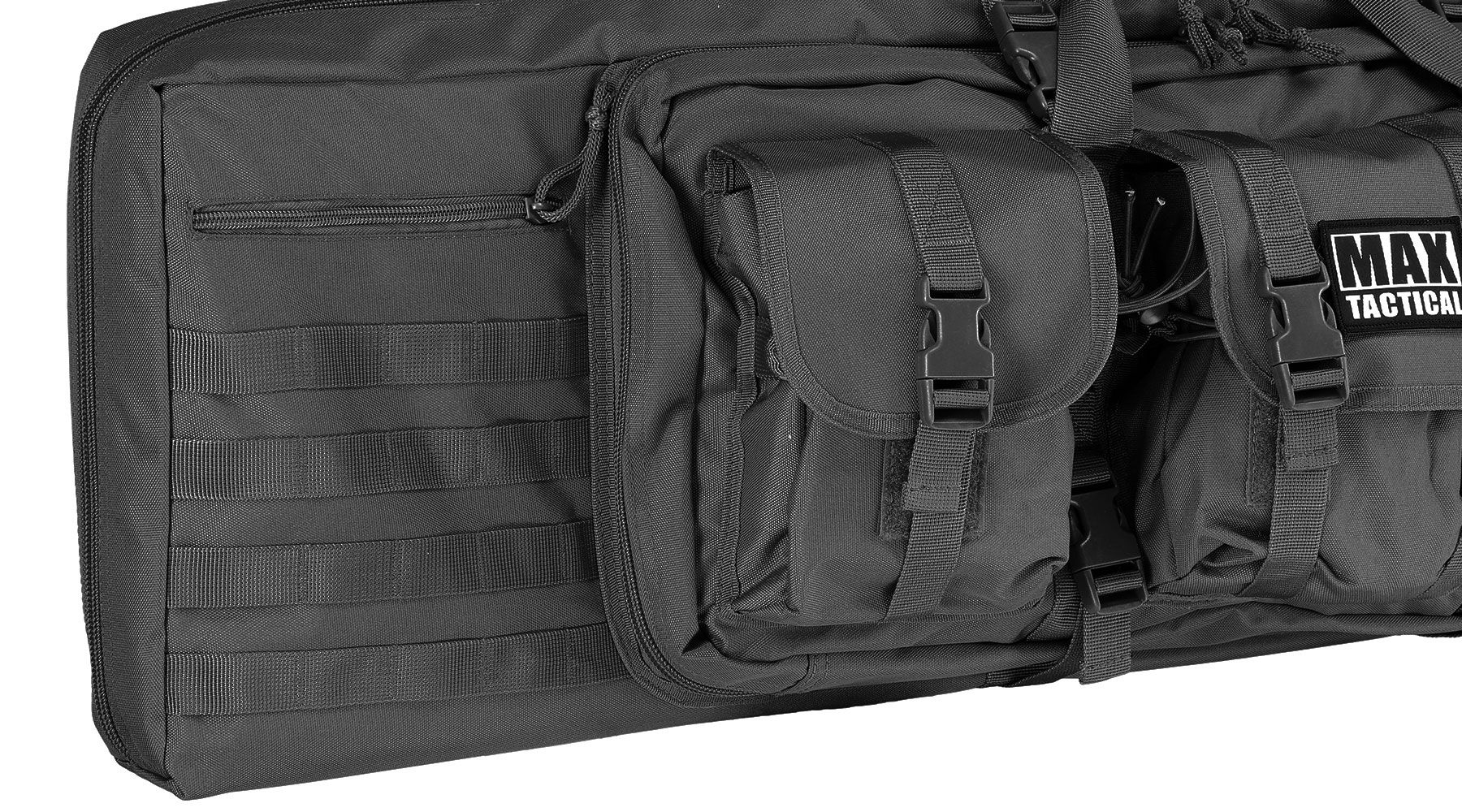 MAX Tactical 109 cm Heavy Duty Deluxe Single Soft Rifle Bag / Gewehr-Futteral f. Gewehr mit Zubehr schwarz Bild 8