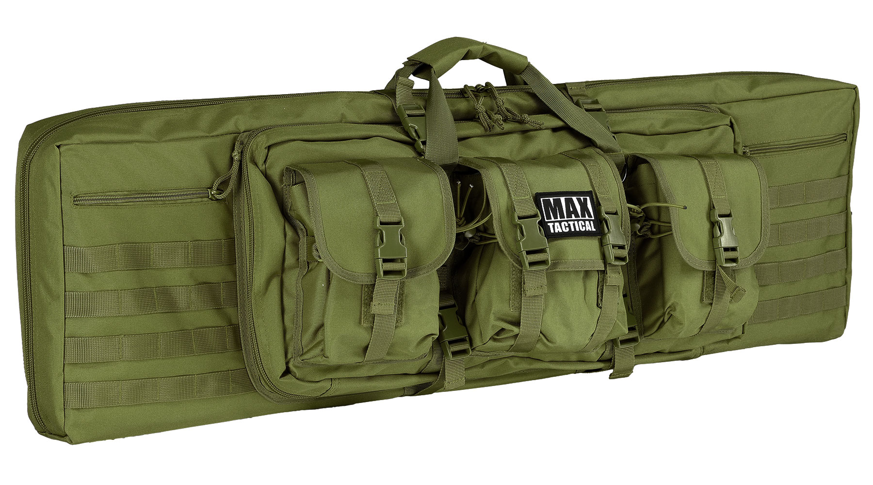 MAX Tactical 109 cm Heavy Duty Deluxe Single Soft Rifle Bag / Gewehr-Futteral f. Gewehr mit Zubehr oliv
