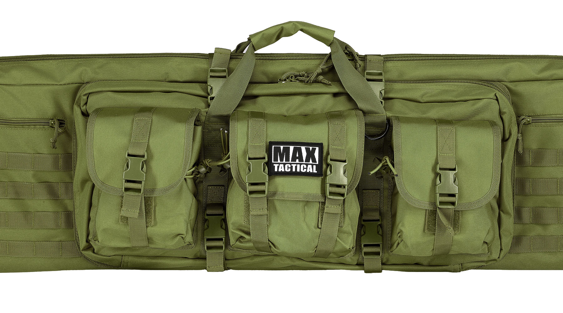 MAX Tactical 109 cm Heavy Duty Deluxe Single Soft Rifle Bag / Gewehr-Futteral f. Gewehr mit Zubehr oliv Bild 7