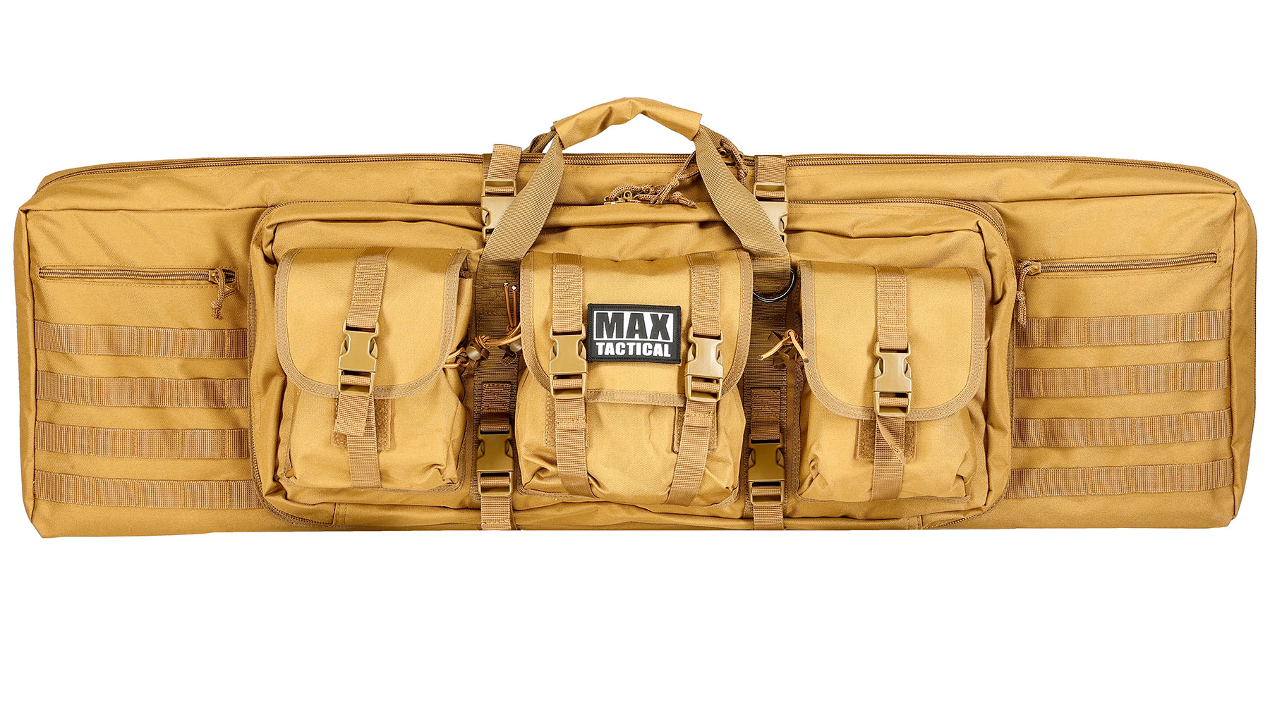 MAX Tactical 109 cm Heavy Duty Deluxe Single Soft Rifle Bag / Gewehr-Futteral f. Gewehr mit Zubehr tan Bild 2