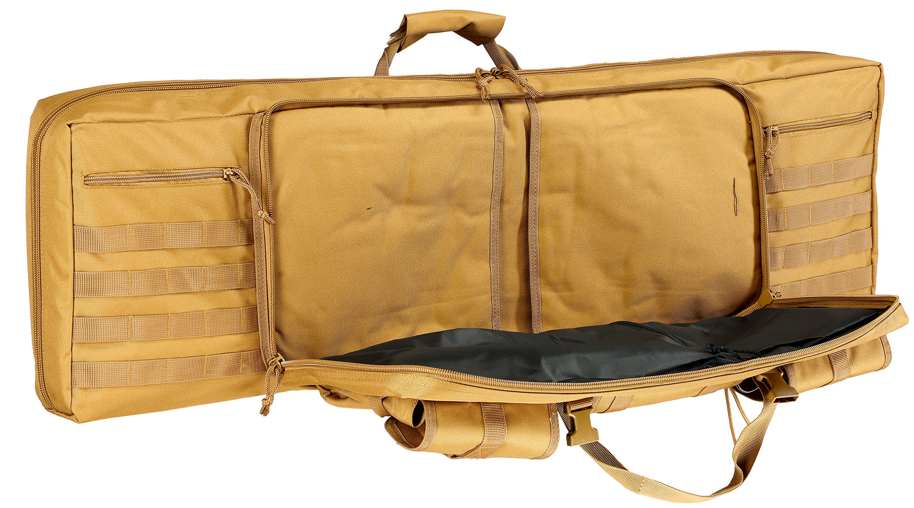 MAX Tactical 109 cm Heavy Duty Deluxe Single Soft Rifle Bag / Gewehr-Futteral f. Gewehr mit Zubehr tan Bild 6