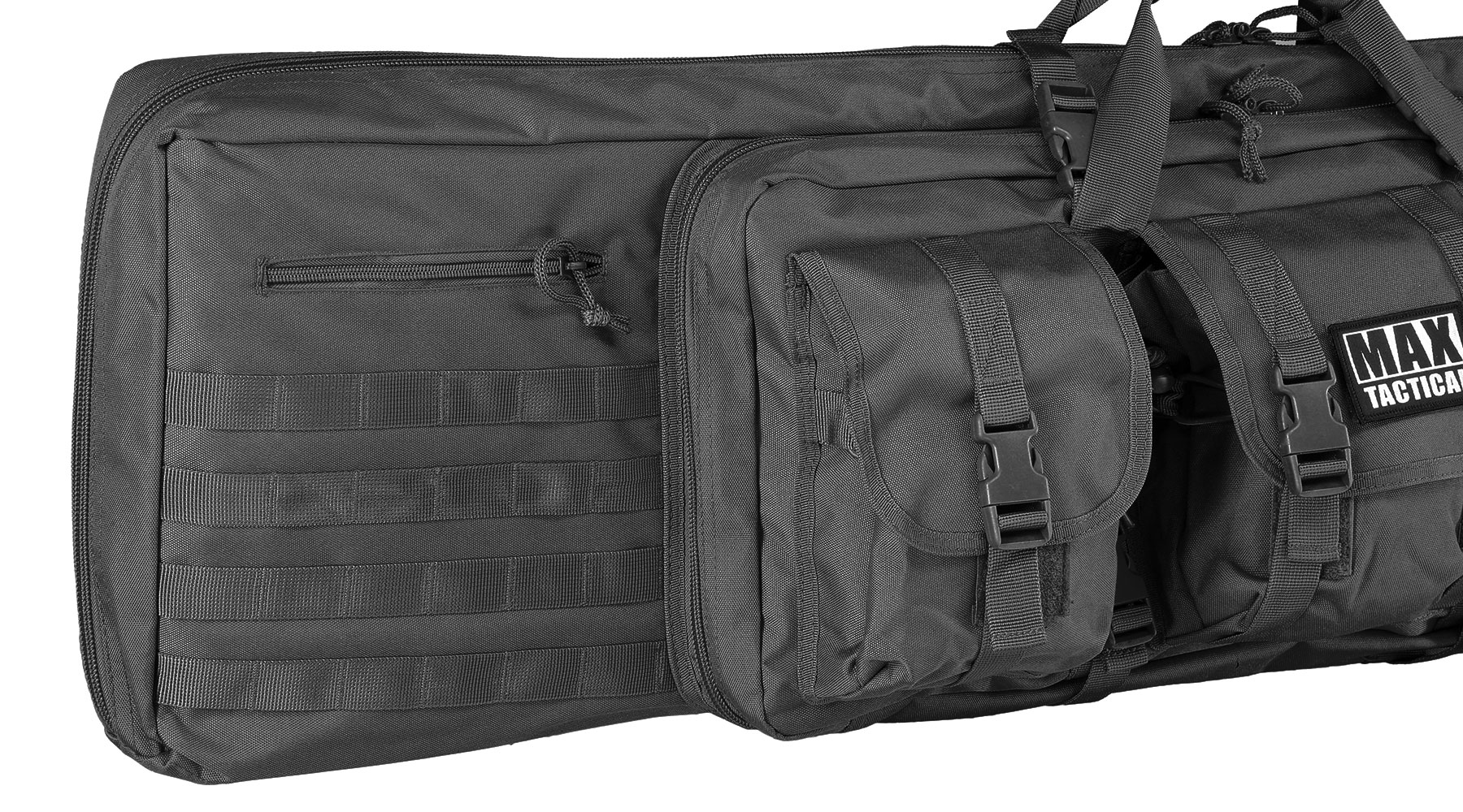 MAX Tactical 121 cm Heavy Duty Deluxe Single Soft Rifle Bag / Gewehr-Futteral f. Gewehr mit Zubehr schwarz Bild 8