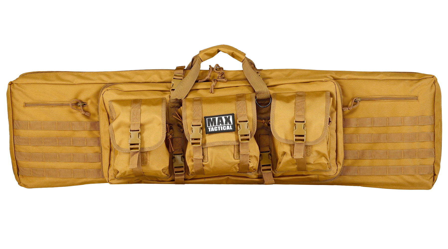 MAX Tactical 121 cm Heavy Duty Deluxe Single Soft Rifle Bag / Gewehr-Futteral f. Gewehr mit Zubehr tan Bild 2