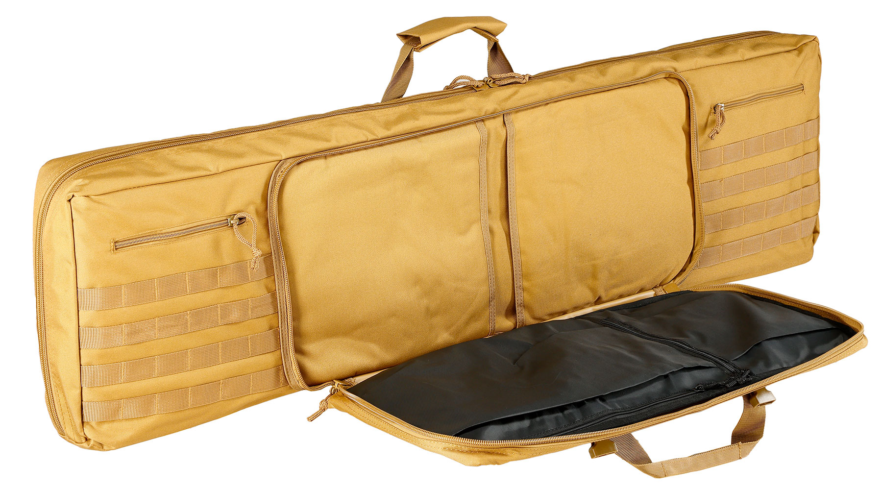 MAX Tactical 121 cm Heavy Duty Deluxe Single Soft Rifle Bag / Gewehr-Futteral f. Gewehr mit Zubehr tan Bild 6