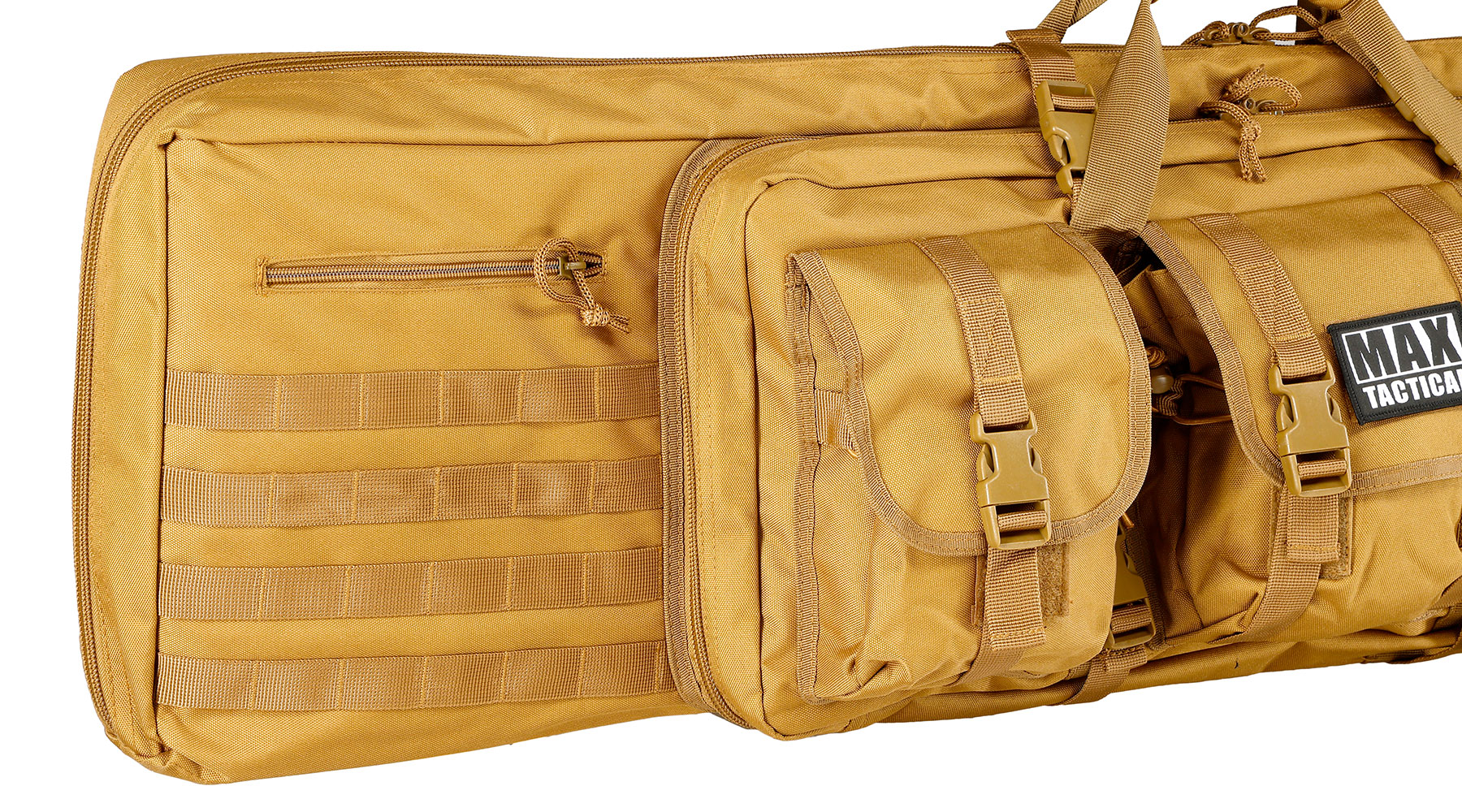 MAX Tactical 121 cm Heavy Duty Deluxe Single Soft Rifle Bag / Gewehr-Futteral f. Gewehr mit Zubehr tan Bild 8